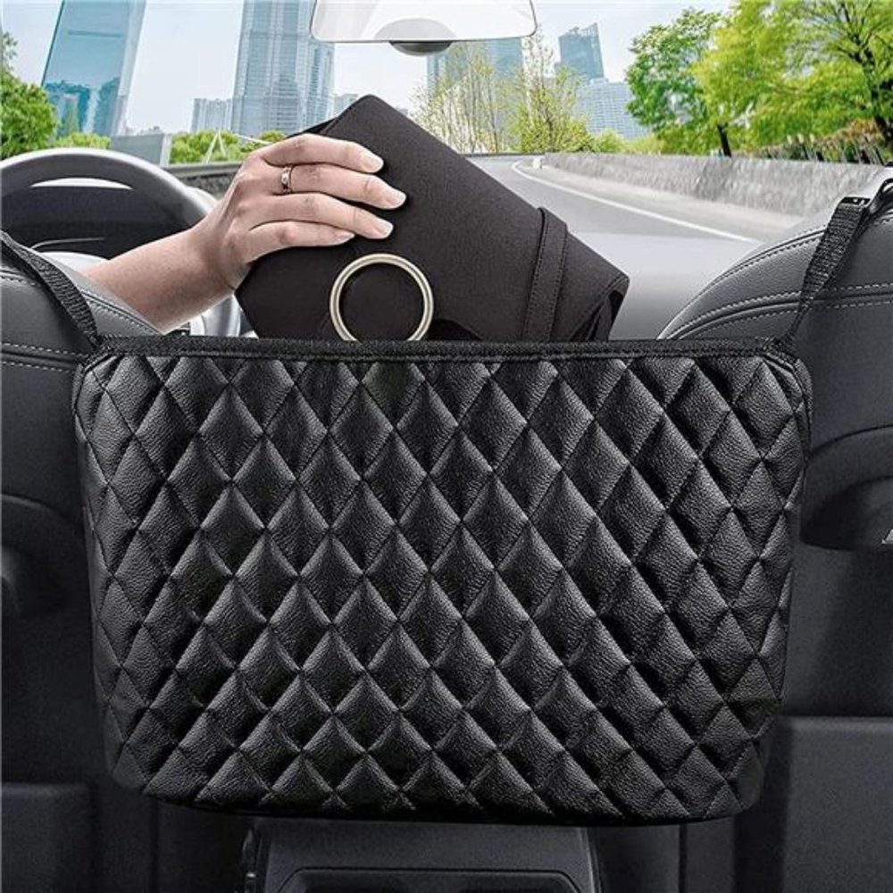 Car Pocket Handbag Holder,Purse Holder for Cars Between Seats,Car Purse holder